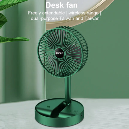 LONENESSL Foldable Desk Fan Silent Breeze For Home Office by zapcart