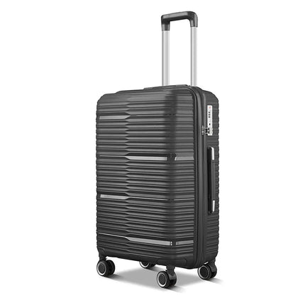 Double Traveller Zipper Luggage 20 24 28 Inch Unisex Wheels by zapcart