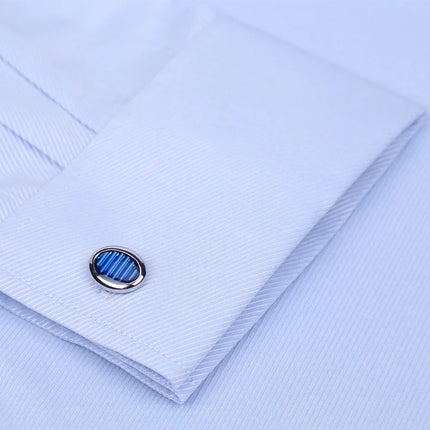 Yuaioiue Men French Cuff Dress Shirt Classic White Office by zapcart