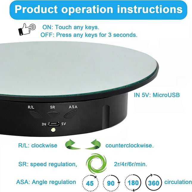 Choice Jewelry Display Rotating Stand 360 Degree Remote by zapcart