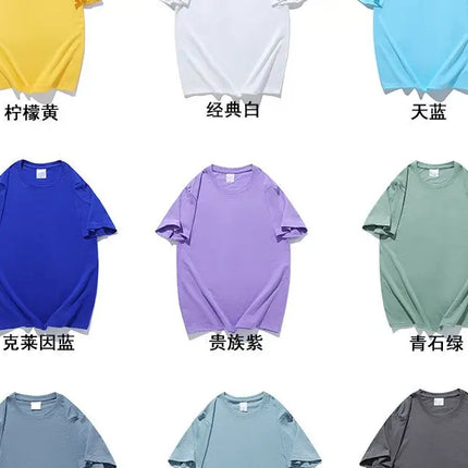 100 Percent Cotton T Shirt Unisex O Neck Short Sleeve by zapcart