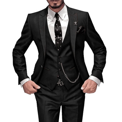 Solovedress Mens Slim Burgundy Tuxedo Wedding Suits by zapcart