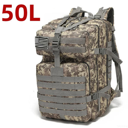 ThuramCN 25L 50L Tactical Waterproof Backpack for Outdoors by zapcart