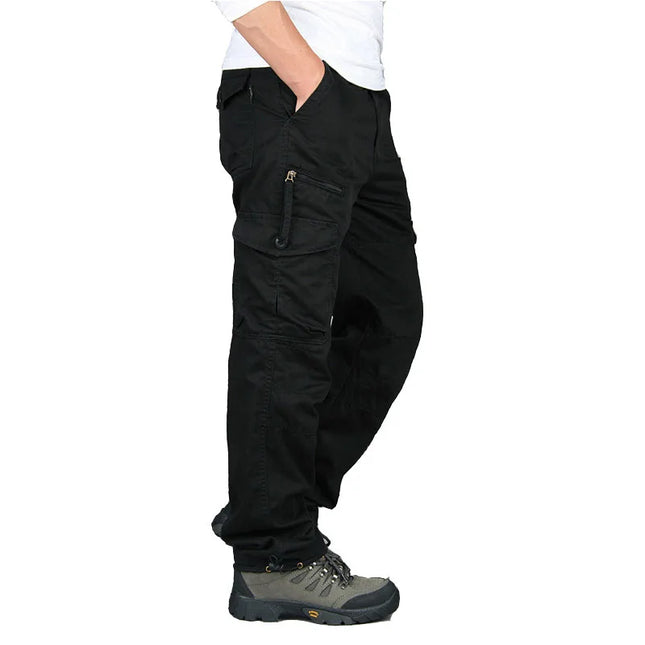 GHJQLCN Men Camouflage Cargo Pants Tactical Cotton Baggy by zapcart