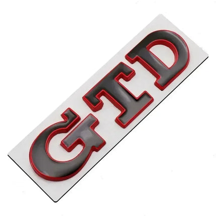 High-concerned 3D Metal GTI Badge For VW Golf GTI Rear Trunk