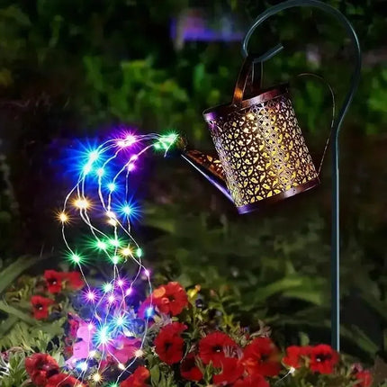WHATOOK Solar Watering Can Light Lantern Outdoor Waterproof by zapcart