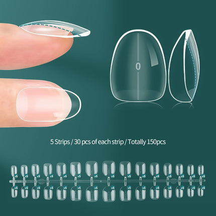 Nailpop Instant Apex Nail Tips Pro Thick Extensions DIY by zapcart