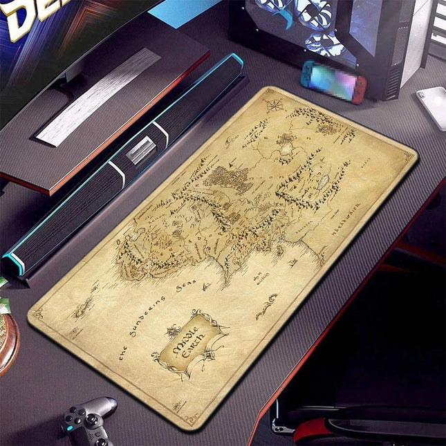 UKGF Gaming Desk Mat 90x40cm Non Slip With Wrist Strap by zapcart