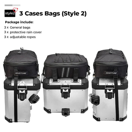 KEMiMOTO Top Bags For BMW Riders R1200GS LC R1250GS Luggage by zapcart