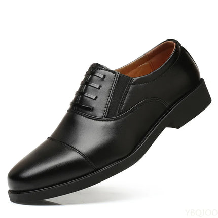 YBQJOO Men Dress Shoes Luxury Leather Comfort Pointed Toe by zapcart