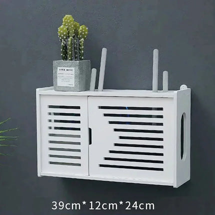 Dreamburgh Wall Mounted Router Shelf Living Room Storage by zapcart