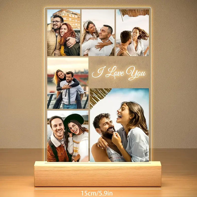 Personalized Anniversary Photo Frame For Couples Gift by zapcart