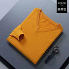 Choice Cashmere Cotton Blend Classic V Neck Men Pullover by zapcart