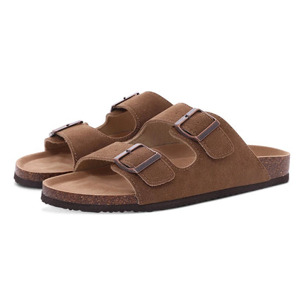 Kidmi Womens Genuine Suede Clogs With Soft Footbed by zapcart