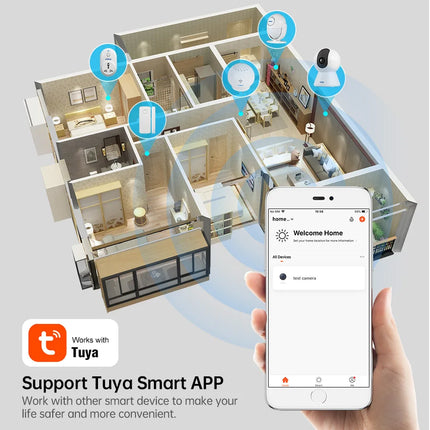 KERUI 5MP 4K Smart WiFi Home Security Camera AI Tracking by zapcart