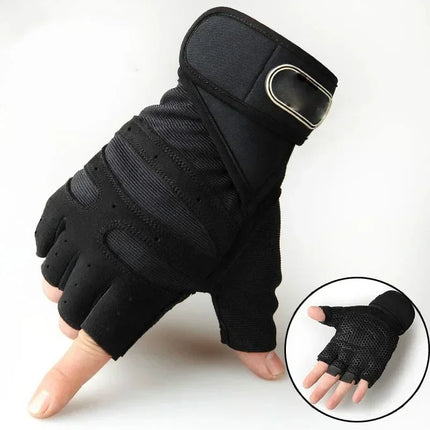 HUBEI Outdoor Sport Gloves Fingerless Wrist Guard Women Men by zapcart