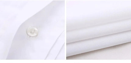 Yuaioiue Men French Cuff Dress Shirt Classic White Office by zapcart