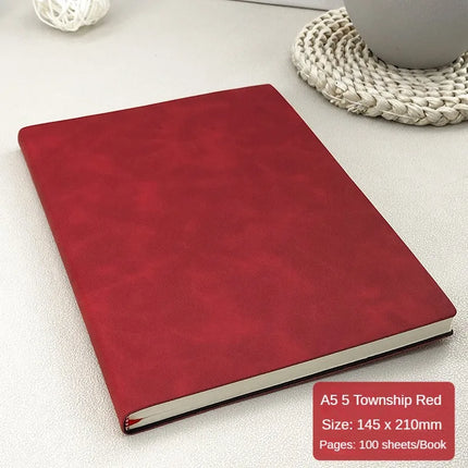 Choice A5 Leather Notebook Skin Feel Journal For Office Use by zapcart