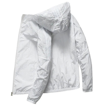 CN Fujian Mens Hooded Jacket Three Stripe Cardigan Style by zapcart