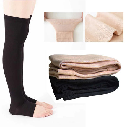 HDRSMTMED Varicose Vein Compression Socks OpenToe Knee Care by zapcart