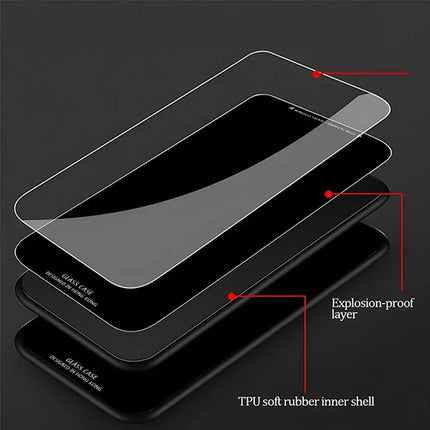 Sport Car Phone Case For iPhone Glass Frame RRomeos by zapcart