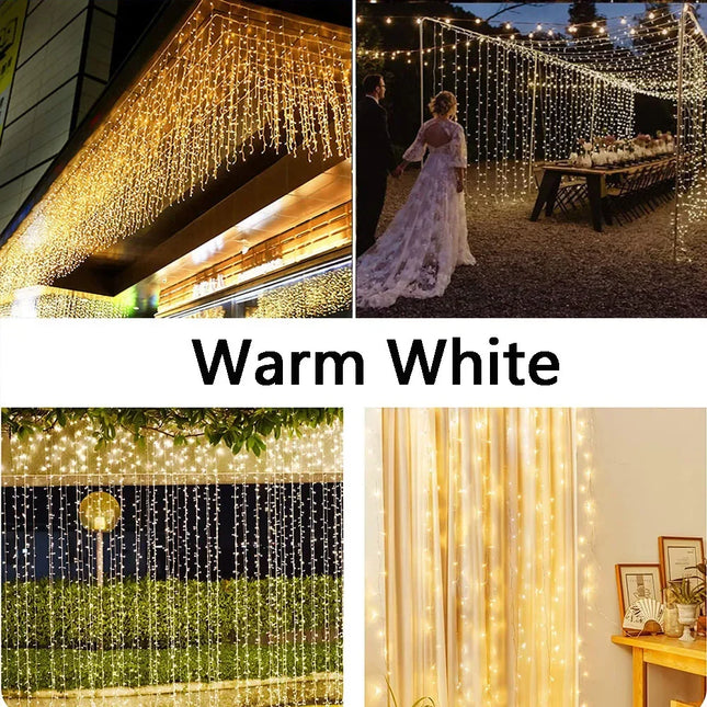Outdoor Waterproof Fairy Lights For Christmas Ramadan Decor by zapcart