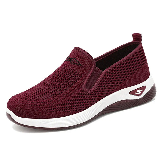 Women’s Cloth Flats Plus Size Walking Shoes Comfort by zapcart