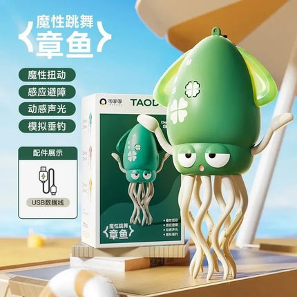 2025 Hot New Dancing Octopus Kid Electronic Pet Toys Cartoon Interactive Development Moving Education Toddler Toy Christmas Gift by zapcart