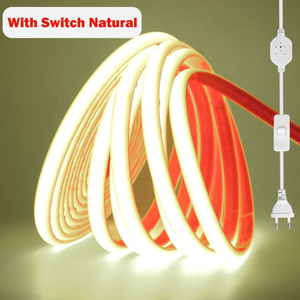 KISUFU COB LED Neon Strip Light 220V IP67 Waterproof Home by zapcart