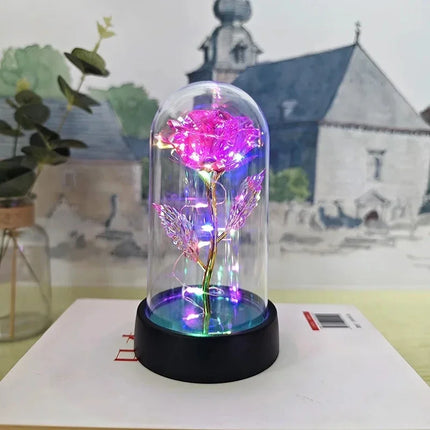 Artificial Rose LED Light Gift For Girlfriend Valentines Day by zapcart