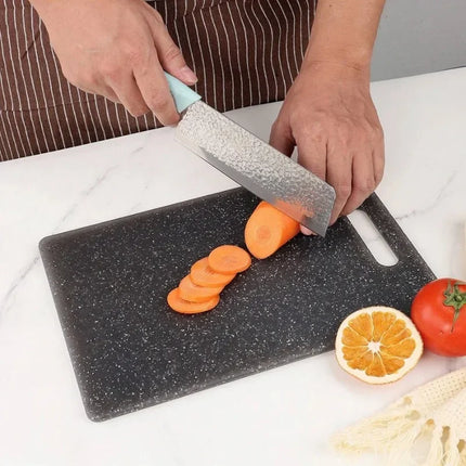 Choice Marble Texture PP Cutting Board Antibacterial Mildew by zapcart