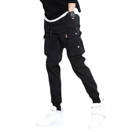 Longchengyixi Men Cargo Joggers Classic Drawcord Pants by zapcart