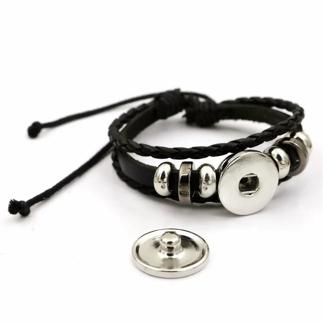 Sun Moon Couple Leather Bracelet FIMAODZCN Noctilucent Gift by zapcart