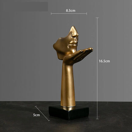 Choice Resin Abstract Mask Figurine Home Office Decor by zapcart