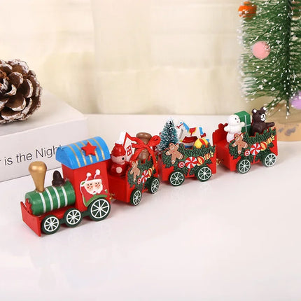 Gooparty Wooden Christmas Train Ornaments For Kids Decor by zapcart