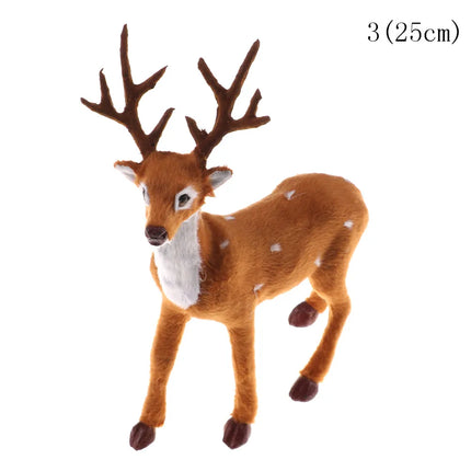 Choice Christmas Reindeer Miniature Plush For Fairy Gardens by zapcart