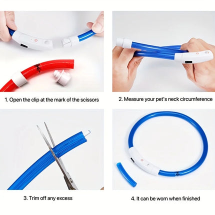 ZhejiangChoice LED Dog Collar Anti Lost Visible Pet Owners by zapcart