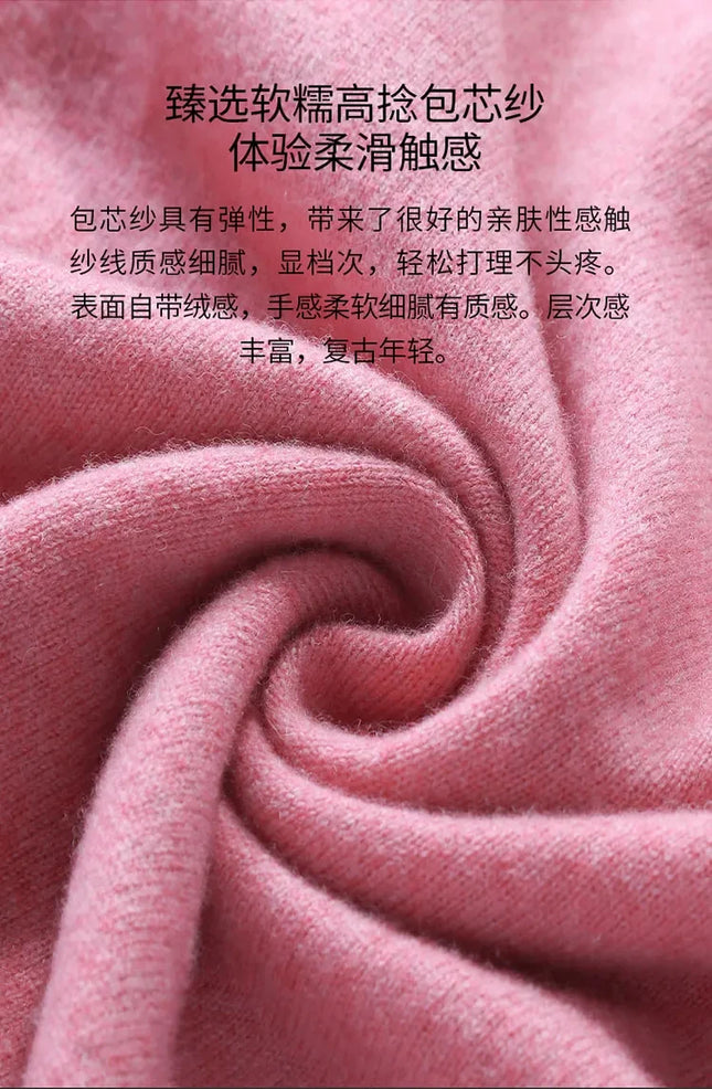 CN Guangdong Cashmere V Neck Men Sweater Cozy Long Sleeve by zapcart