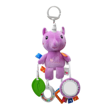 Baby Vehicle Mounted Cartoon Animal Soft Rattle Toy Infants by zapcart