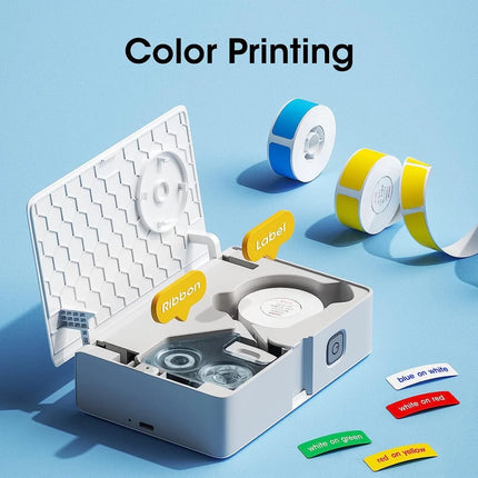 NIIMBOT B18 Color Label Printer Wireless Bluetooth Office by zapcart