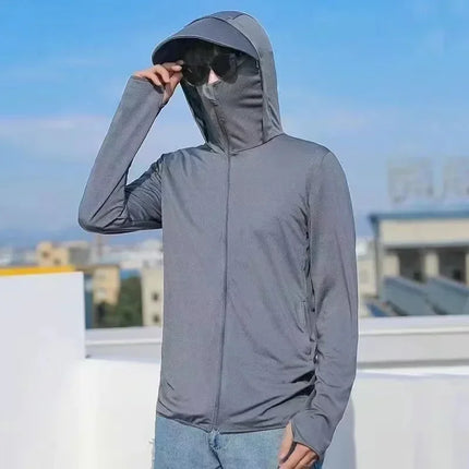 Fujian Men's UV Protection Quick Dry Mesh Jacket Outdoors by zapcart