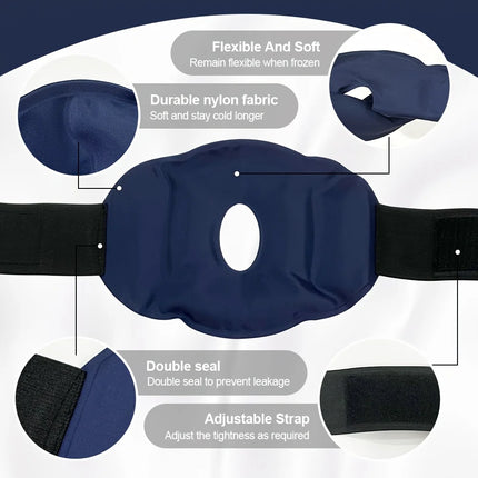 Choice Nylon Gel Knee Ice Pack Athlete Relief Therapy by zapcart