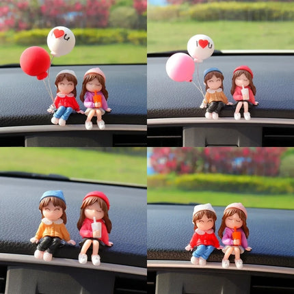 GuangdongChoice Cute Car Interior Ornament For Couples Gift by zapcart