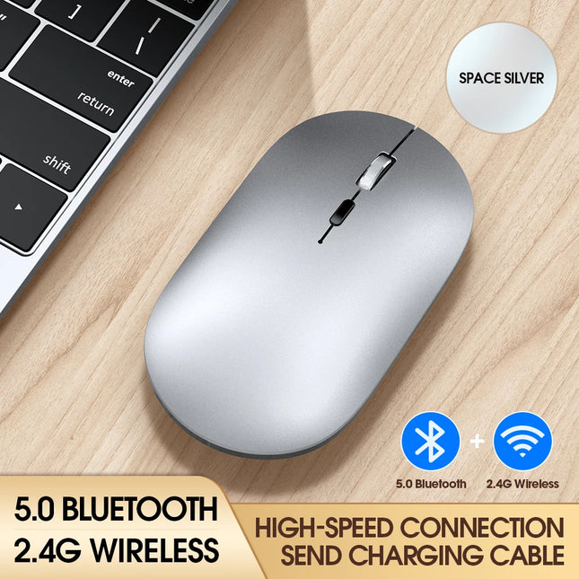 Xummen Wireless Bluetooth Mouse Silent Rechargeable MacBook by zapcart