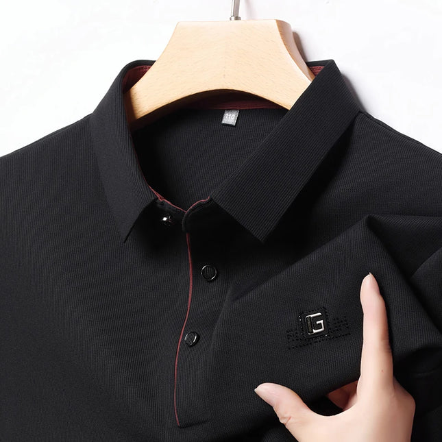CN Zhejiang Mens Long Sleeve Polo Shirt Advanced Print by zapcart