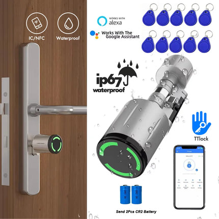 Smart Door Lock IP67 Waterproof With App Control For Homes by zapcart