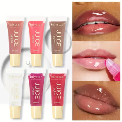 Julystar Watery Jelly Lip Oil Gloss Hydrating For All Lips