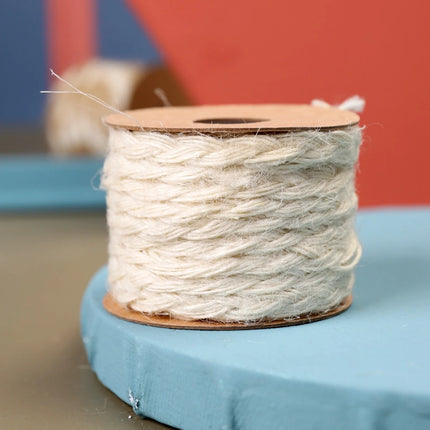 SQLzcCN Natural Jute Ribbon 5M for DIY Crafts and Gift Wrap by zapcart