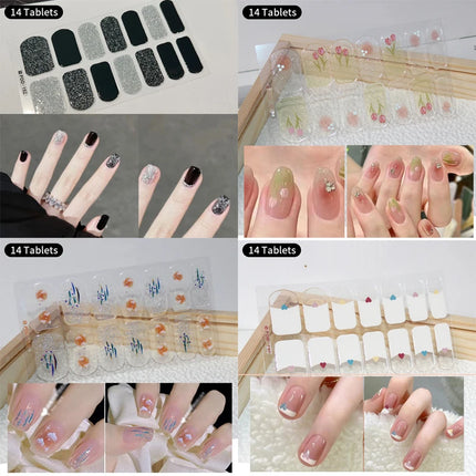 Diy Baking Free Nail Stickers Long Lasting For Home Nails by zapcart