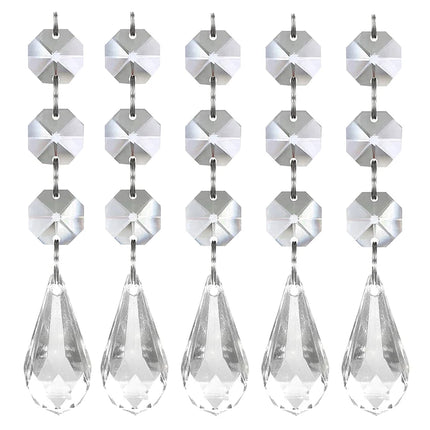 Five Pcs Acrylic Ornaments For DIY Home Decor Party Light by zapcart